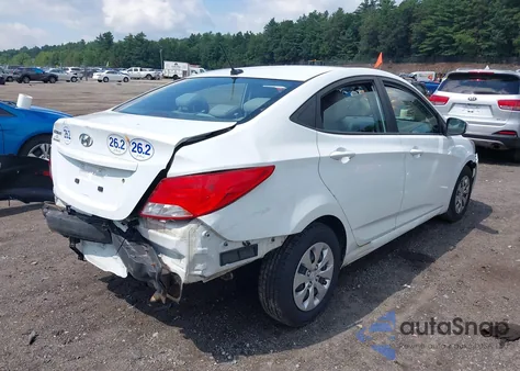2017 Hyundai Accent Se from USA, damaged, VIN KMHCT4AE8HU308801